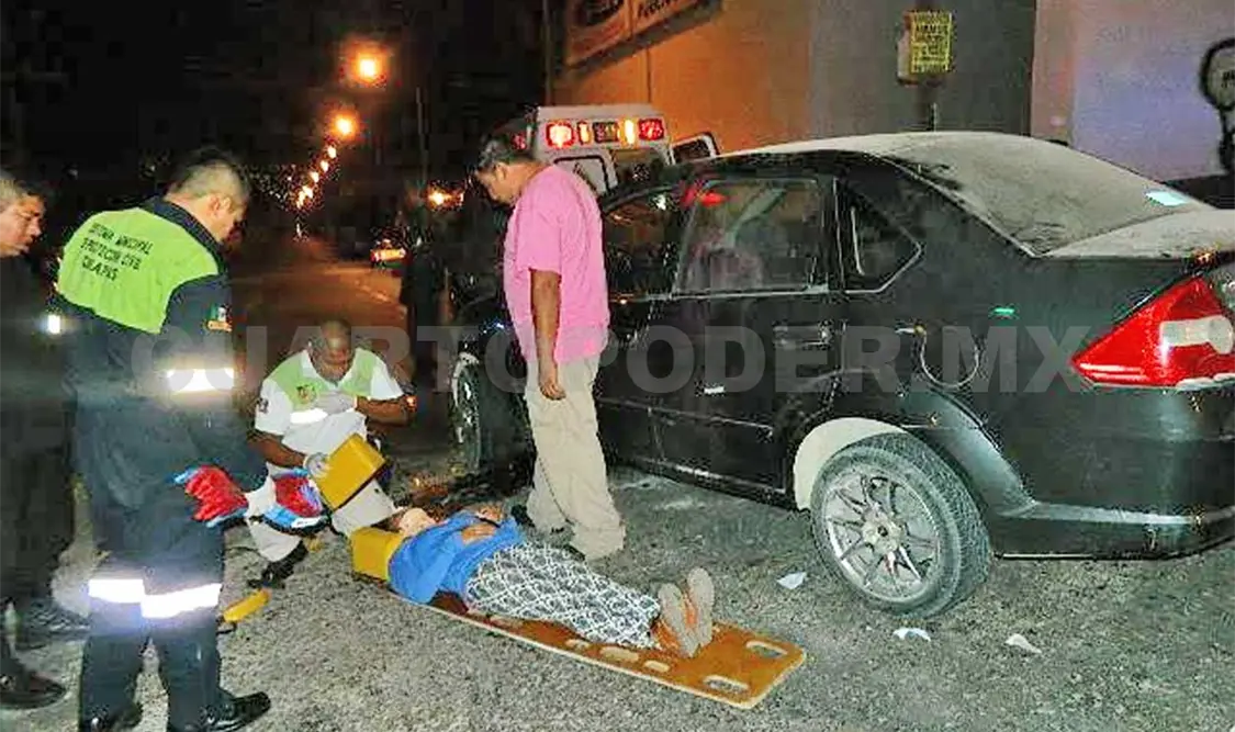 Embestido por auto “fantasma”