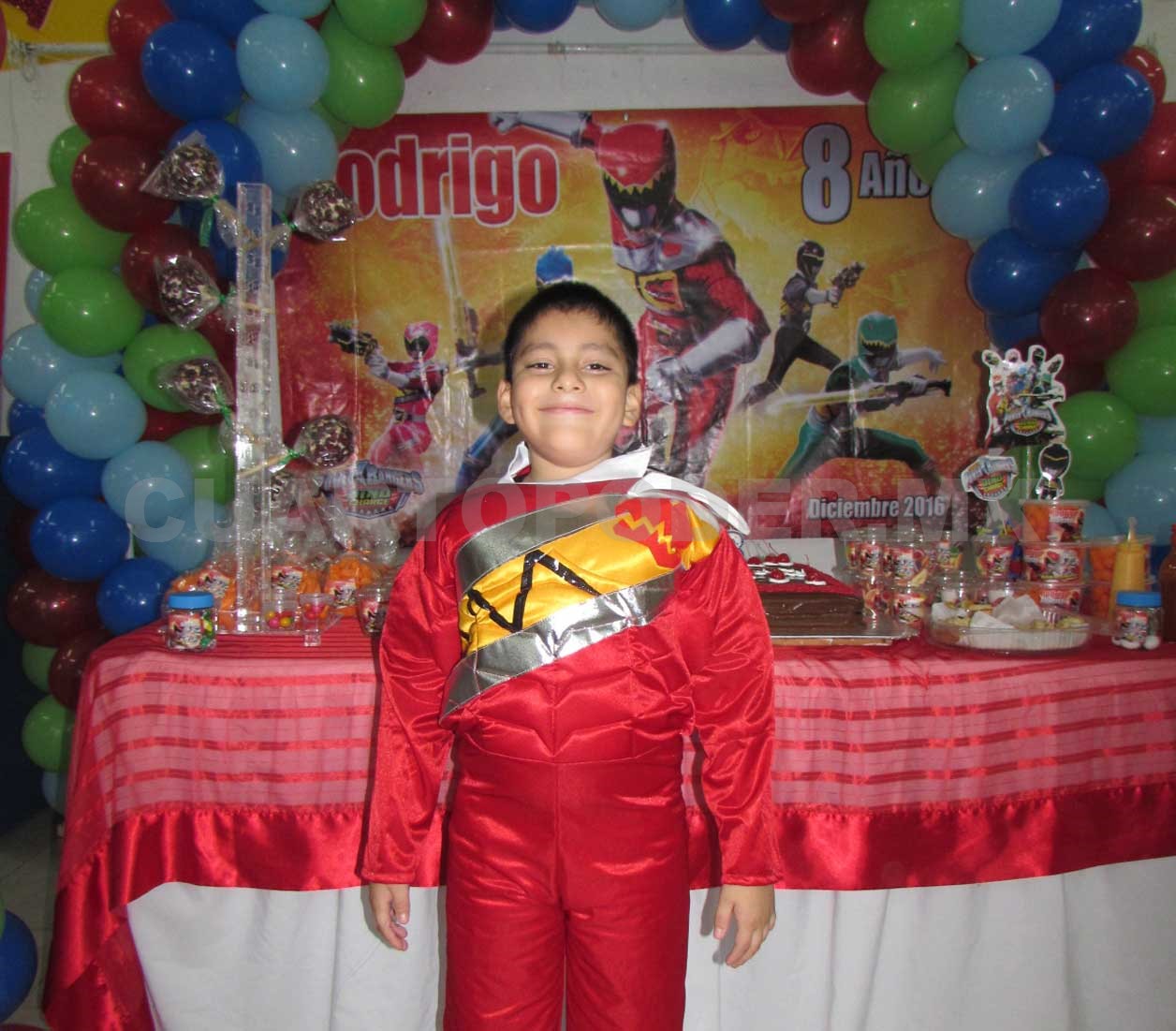 Rodrigo celebró su cumple número 8