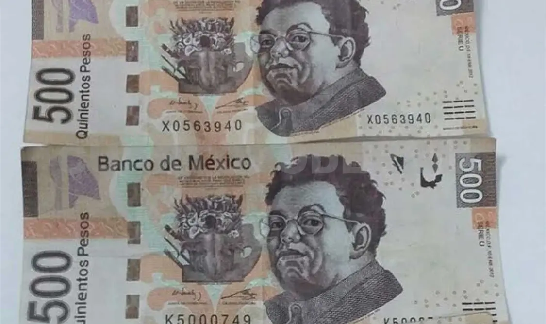 Cae sujeto con billetes falsos
