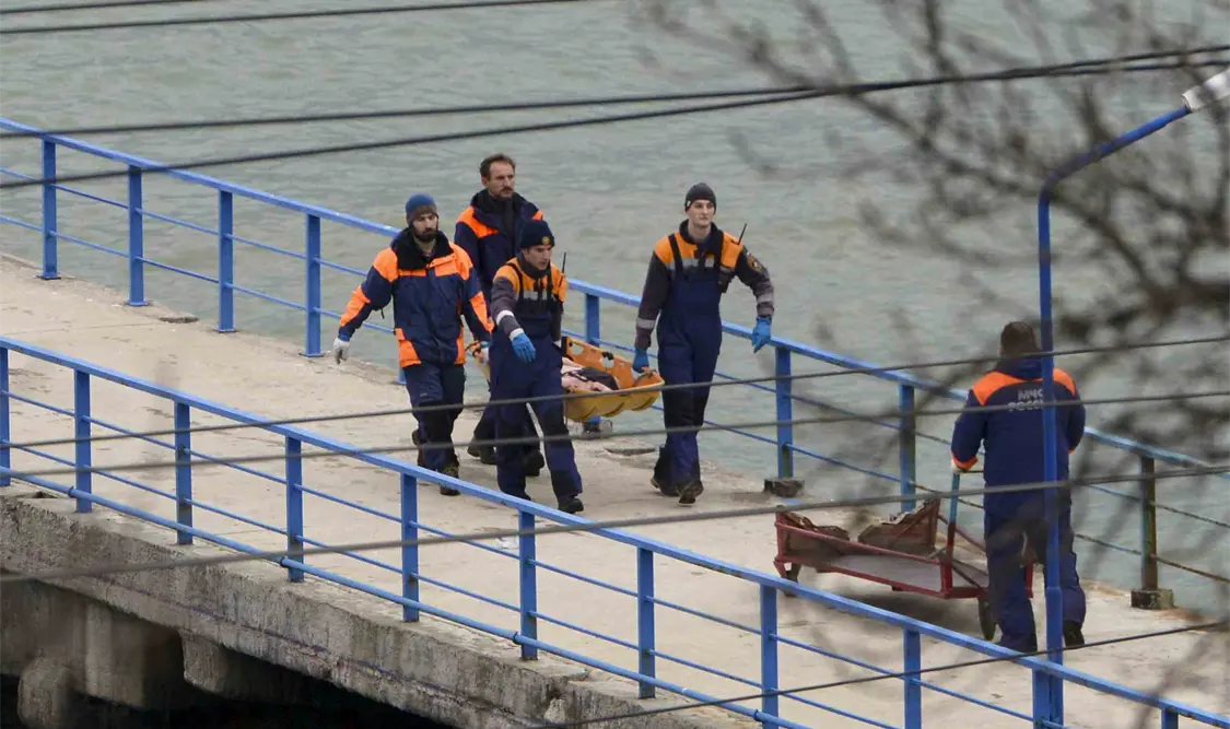 No hay sobrevivientes de avión ruso que se estrello en el mar Negro