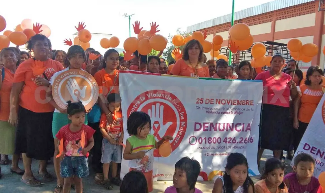 Conmemoran “Día Naranja” con acciones en favor de las mujeres