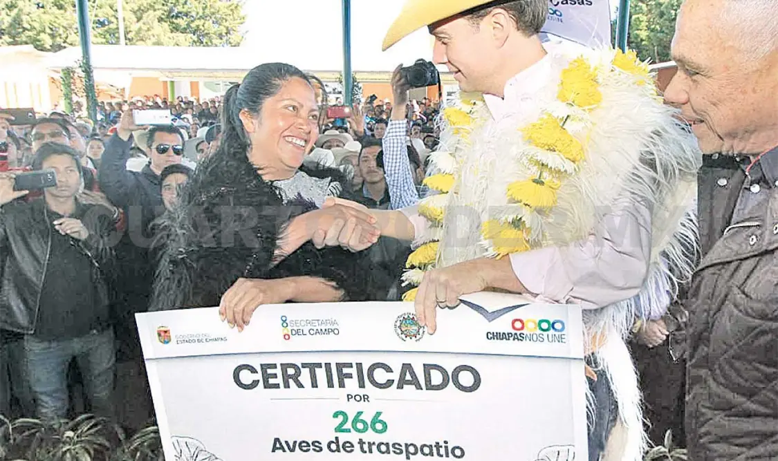 Beneficia Velasco a productores de SCLC