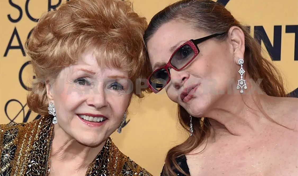 Muere la madre de Carrie Fisher, 24 horas después