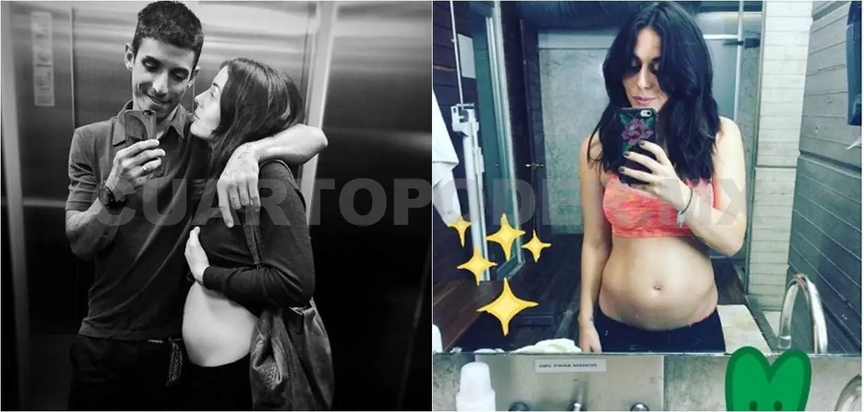 Zuria Vega presume sus 38 semanas de embarazo