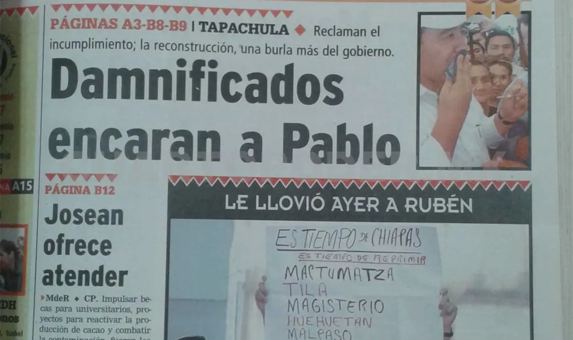 Siniestro pasado: La reconstrucción es una burla más