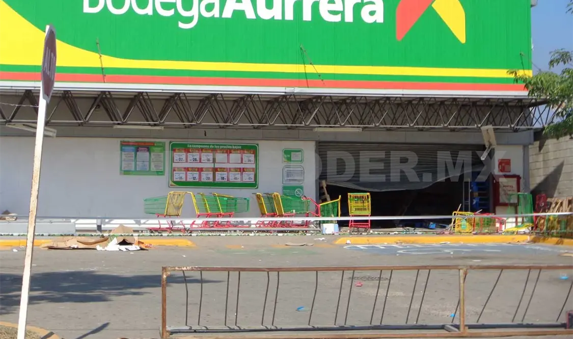 Saquean tiendas y paralizan municipio por psicosis