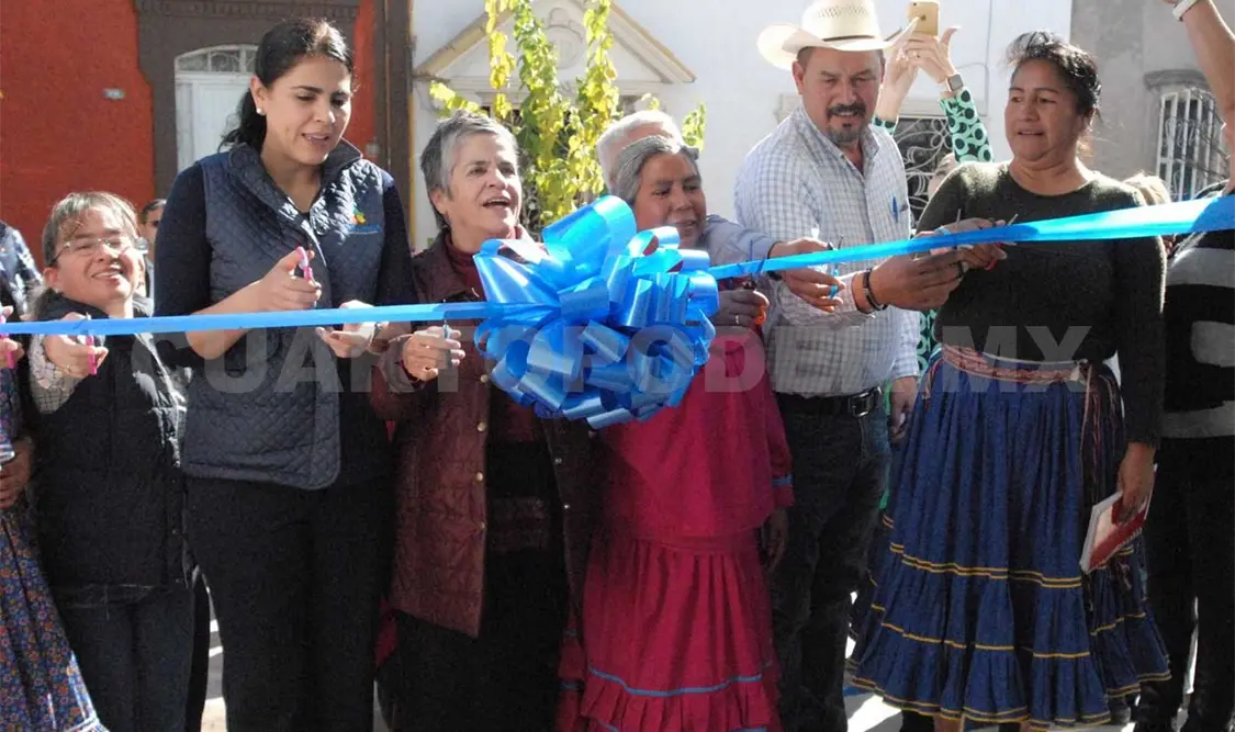 Tras el corte del listón inaugural, la titular del DIF Estatal, Cinthia Chavira, expresó el reconocimiento del Gobierno del Estado. NTX
