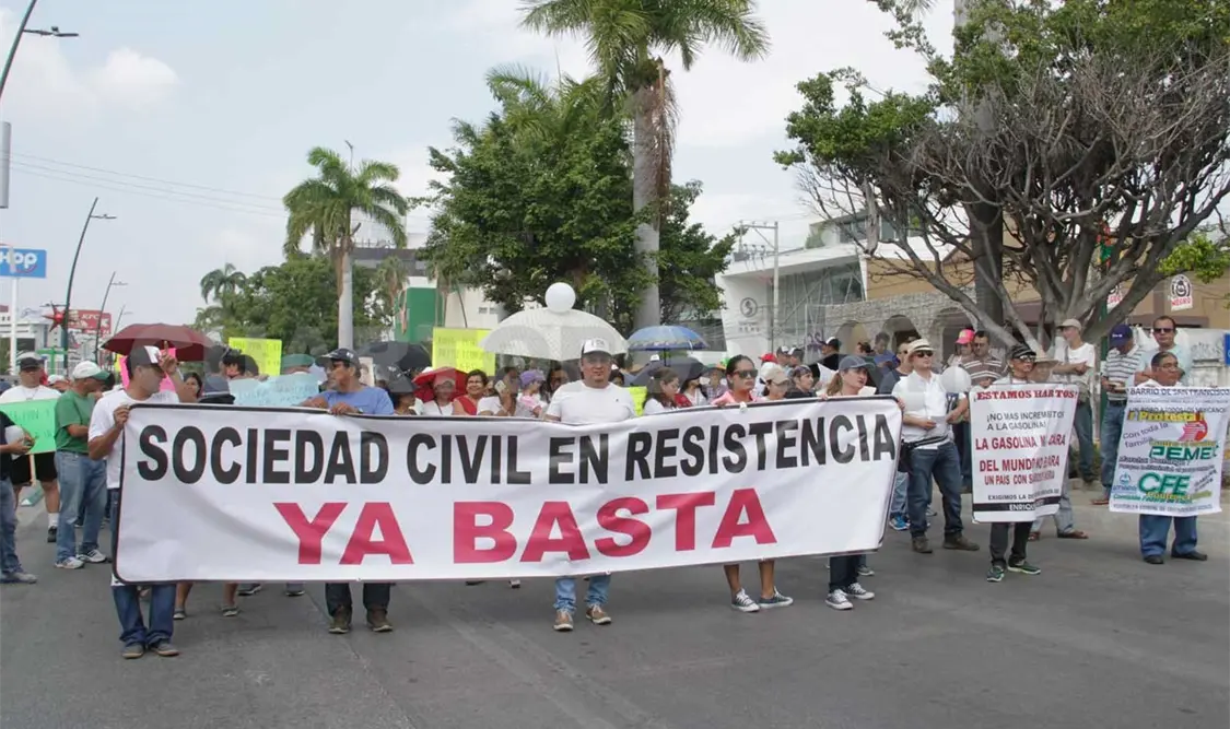 La sociedad realizó movilizaciones de protesta. G. Ramos / CP