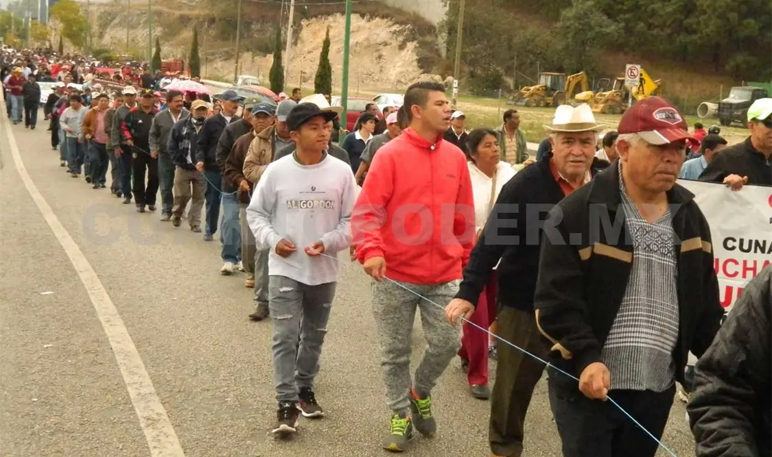 La marcha se suma a otras ocurridas en diversas ciudades de Chiapas para protestar por el llamado gasolinazo y exigir la derogación de las reformas. Elio Henríquez / CP