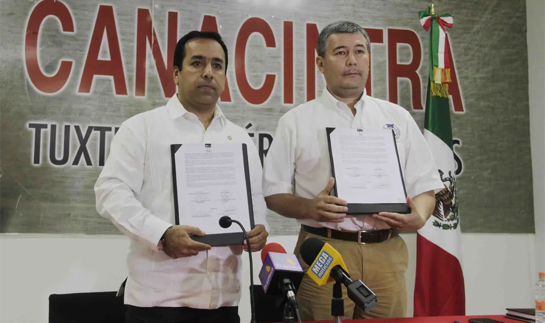 “El sector secundario es el que aporta más al PIB” mencionó el presidente de la Canacintra Chiapas. Guillermo Ramos / CP.