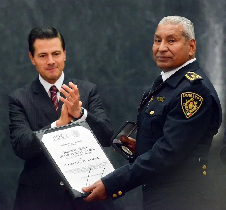Sistema de Protección Civil de México, de los mejores del mundo, destaca Peña Nieto