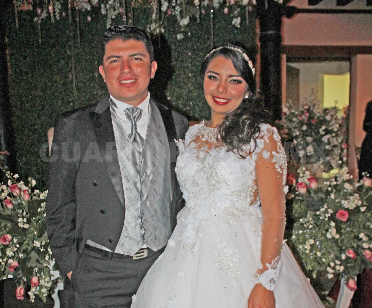 Astrid y Milton se unieron en matrimonio