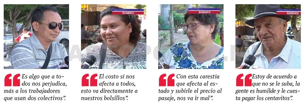 Usuarios exigen no aumentar pasaje