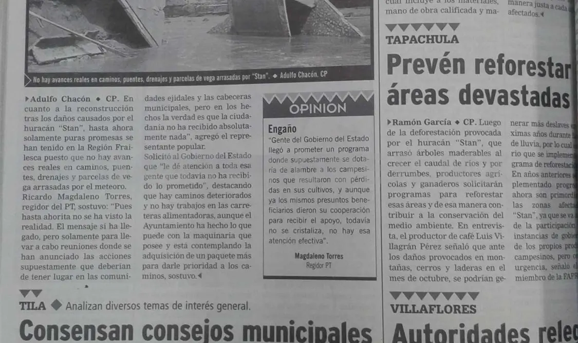 Siniestro pasado: Reconstrucción, sólo un mensaje de papel