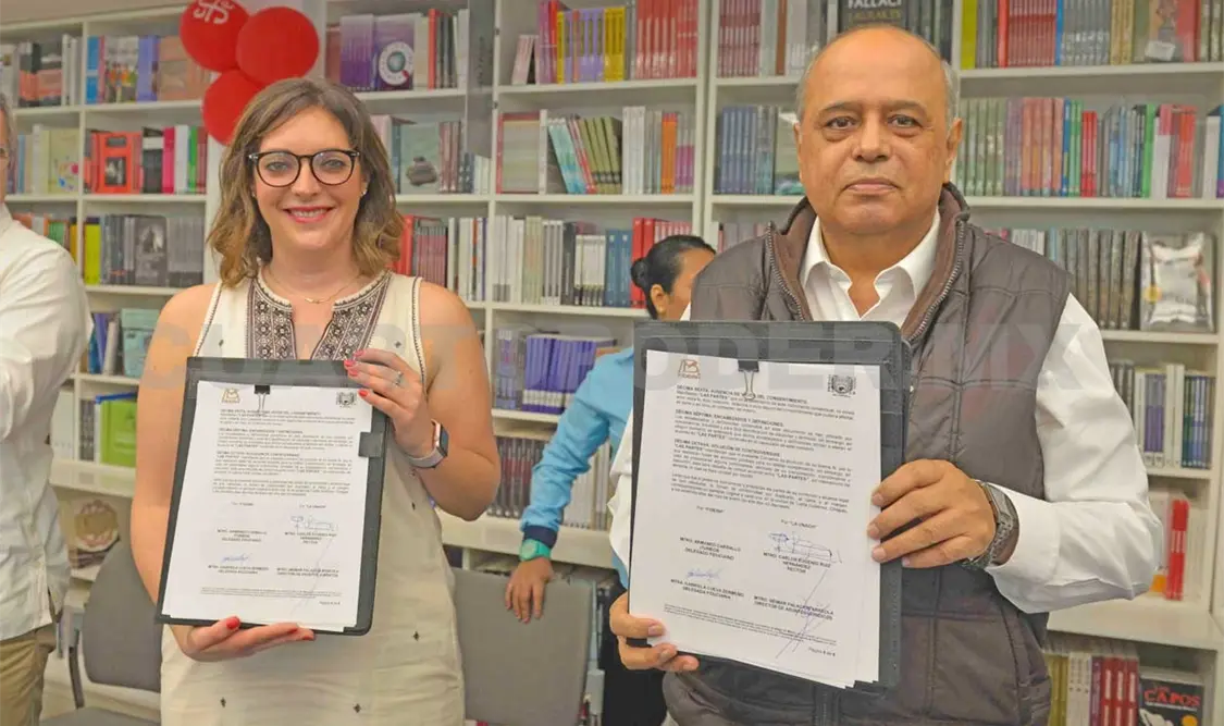 Firman acuerdo para apoyar la formación de estudiantes de Posgrado en el estado