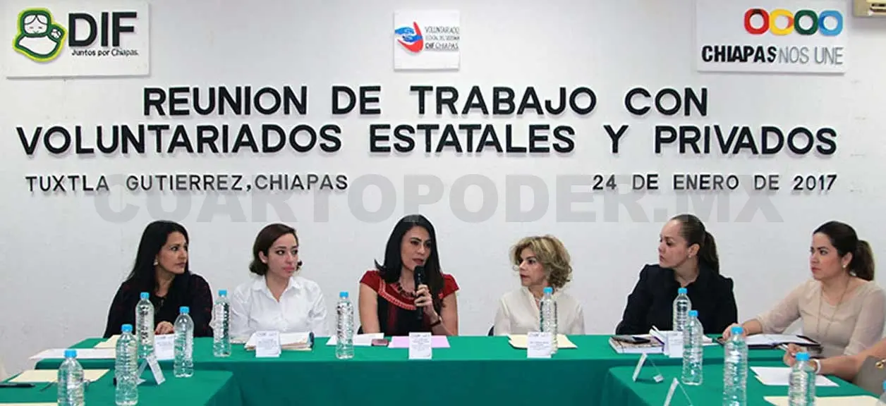 Coordina DIF Chiapas trabajo de voluntariados