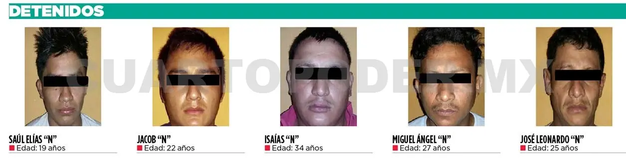 Caen cinco por portación de arma