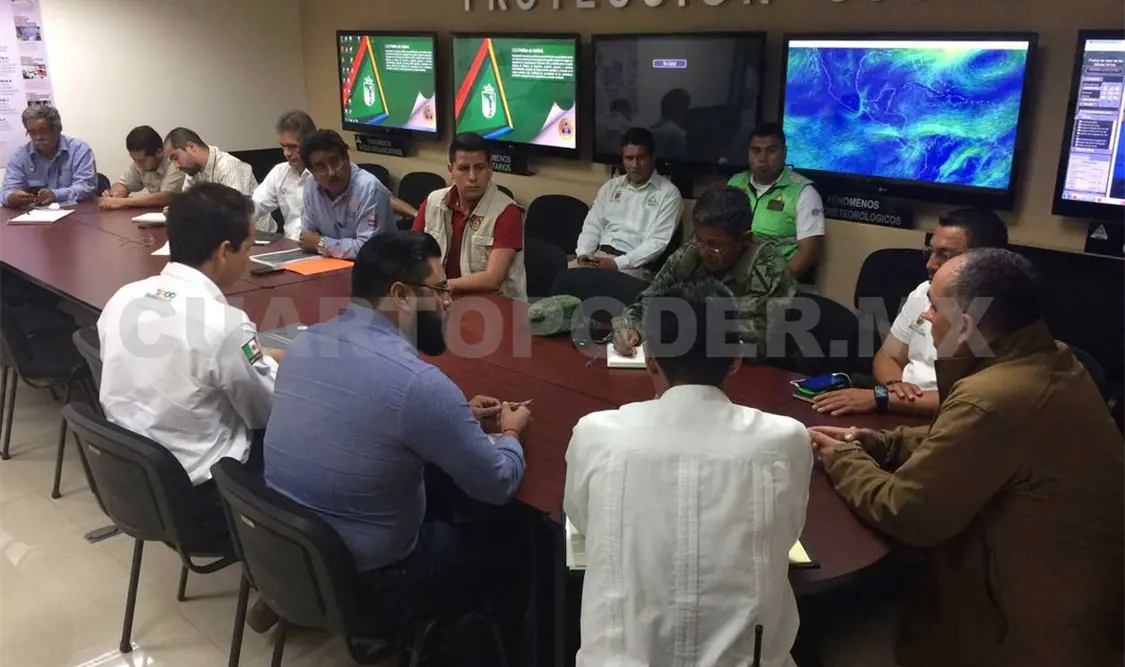 Activan Comité Estatal de Emergencias