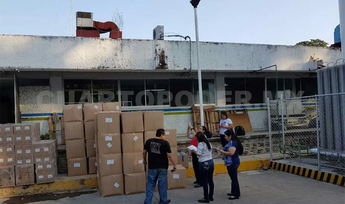 Llegan medicamentos al hospital de Tapachula