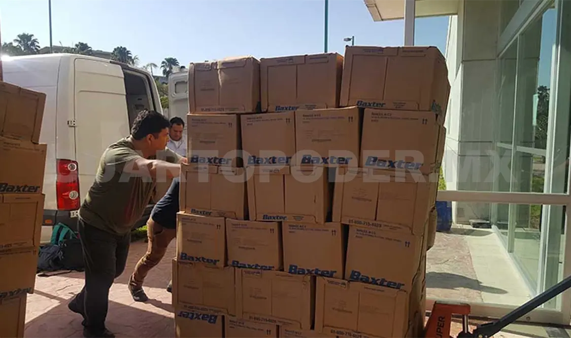 Continúa abastecimiento del Hospital Gómez Maza