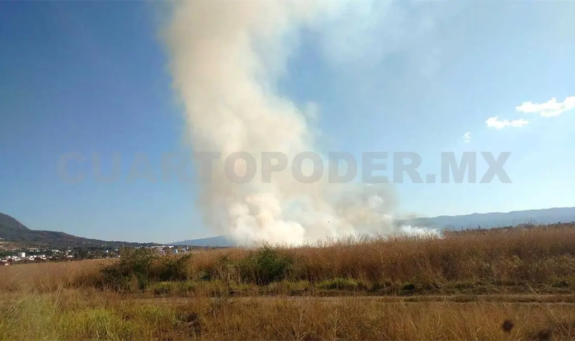 Incendio en la BAM de Terán