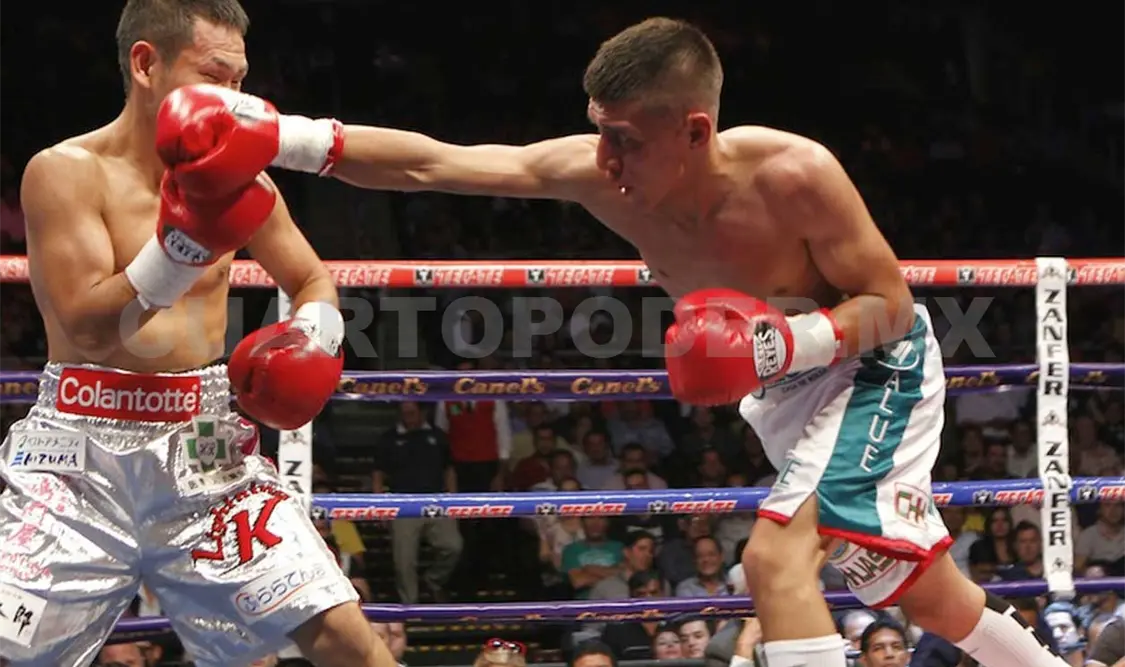 Protagonistas de función de Boxeo libran báscula
