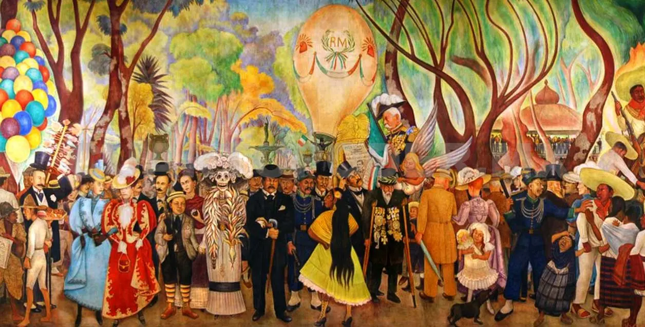 La obra se encuentra en exhibición permanente en el Museo Mural Diego Rivera en la Ciudad de México . Cortesía
