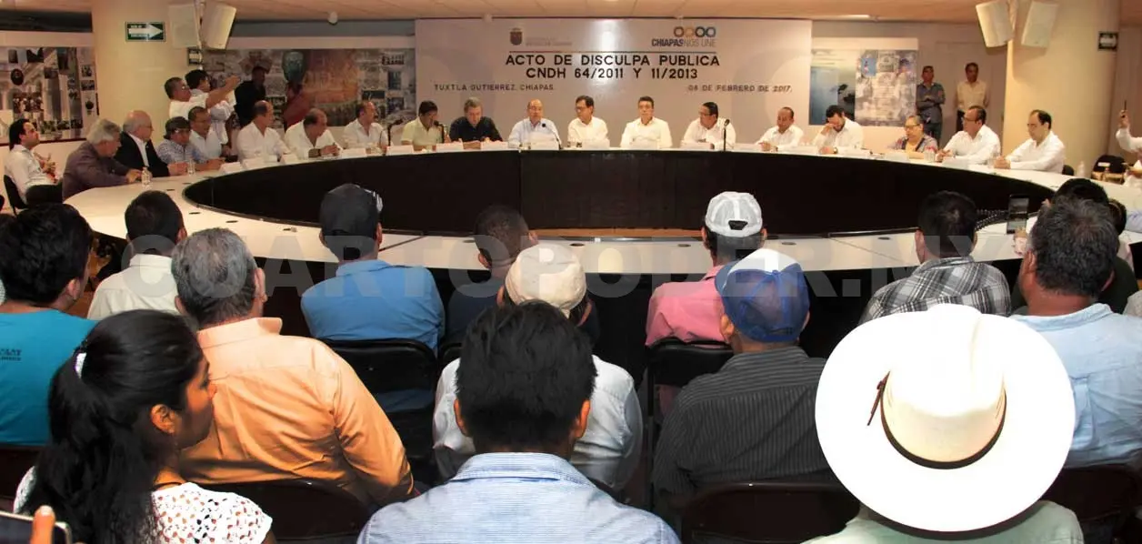 Ofrecen disculpa pública por hechos ocurridos en 2010