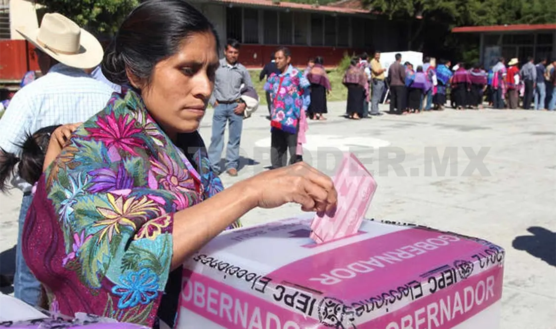 Se mantiene sistema de partidos en Oxchuc