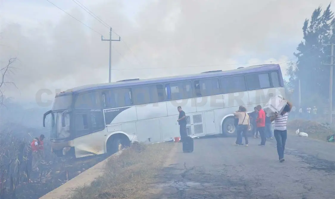 Accidente por cortina de humo