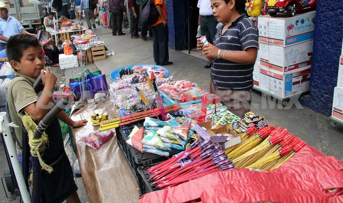 Comerciantes con niños no son excepción