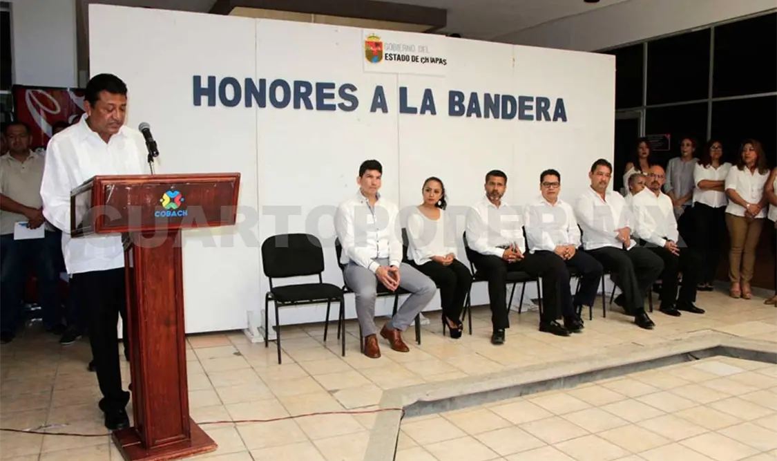 Presente cultura cívica en el Cobach