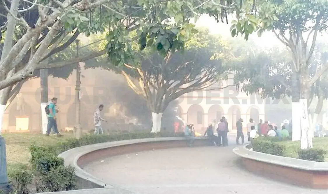 Protestan en Frontera Comalapa