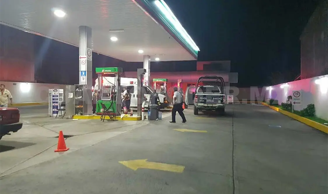 Robo con violencia a gasolinera