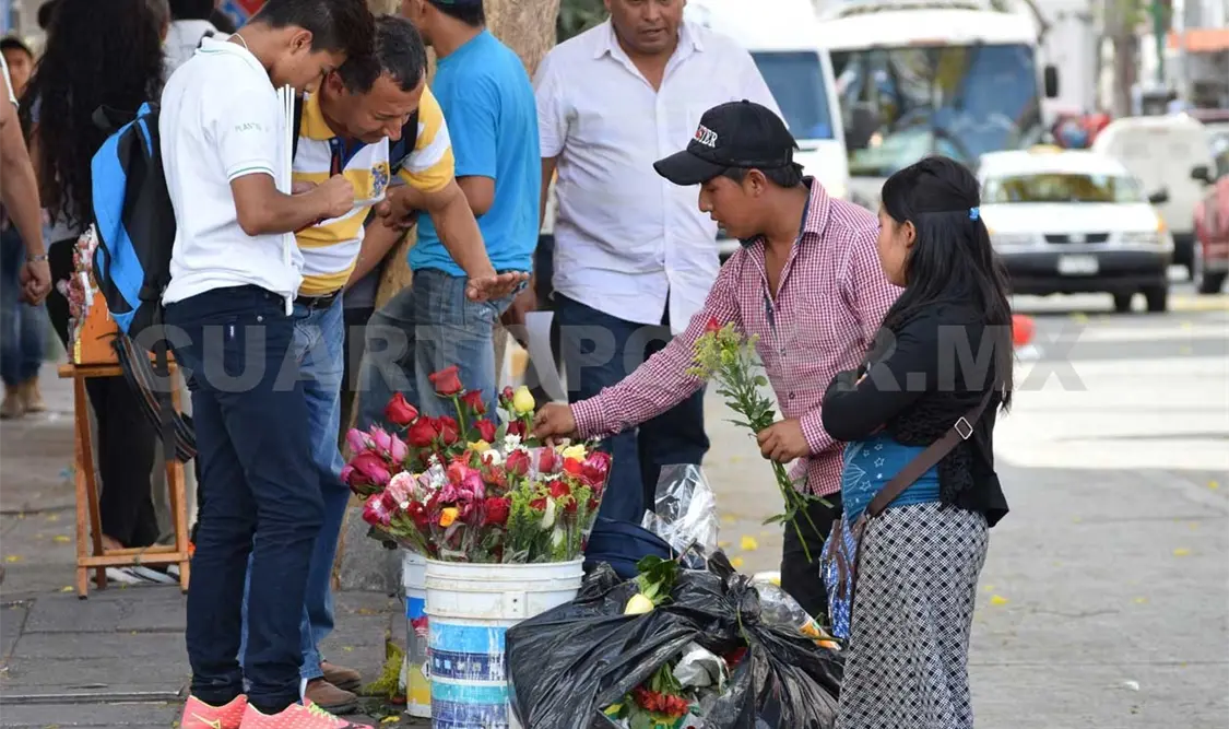 Evidencian bajas ventas por Día del Amor y la Amistad