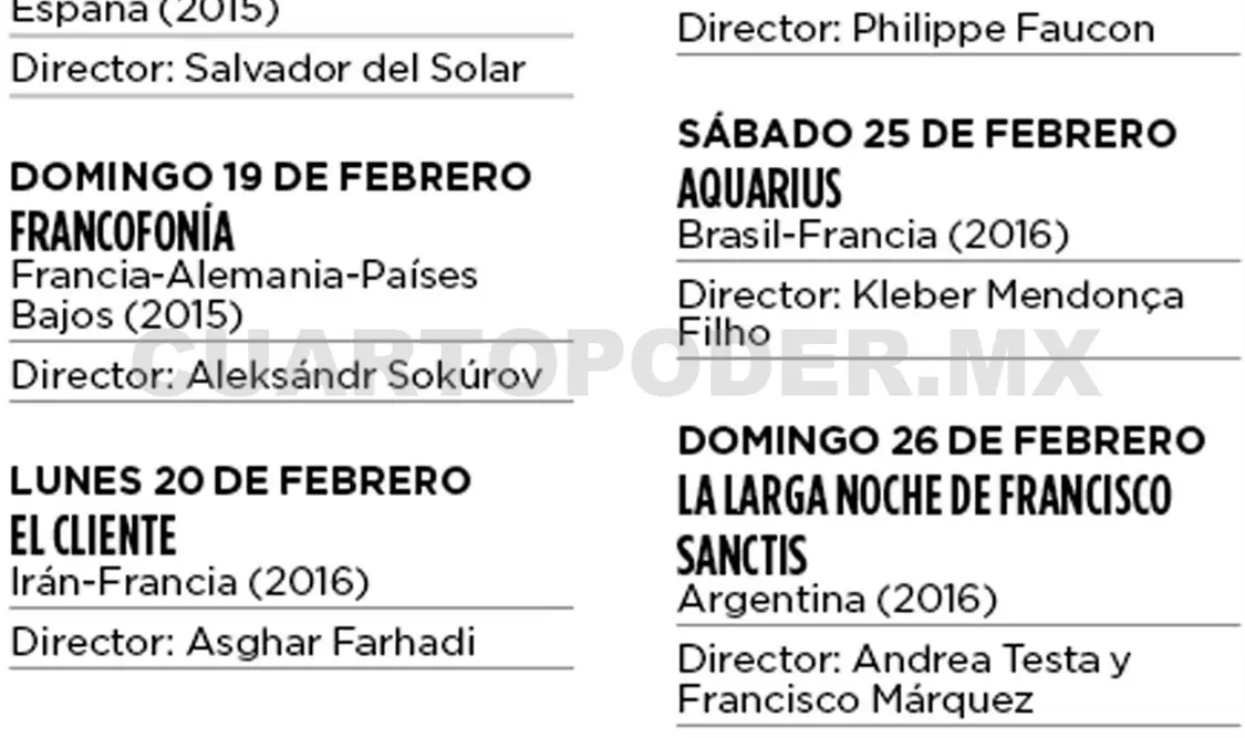 Anuncian 61 Muestra Internacional de Cine