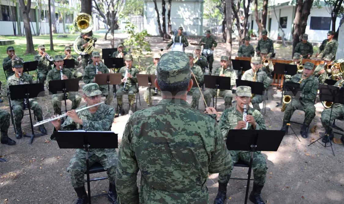 Banda de Música se presenta en el Parque de la Marimba