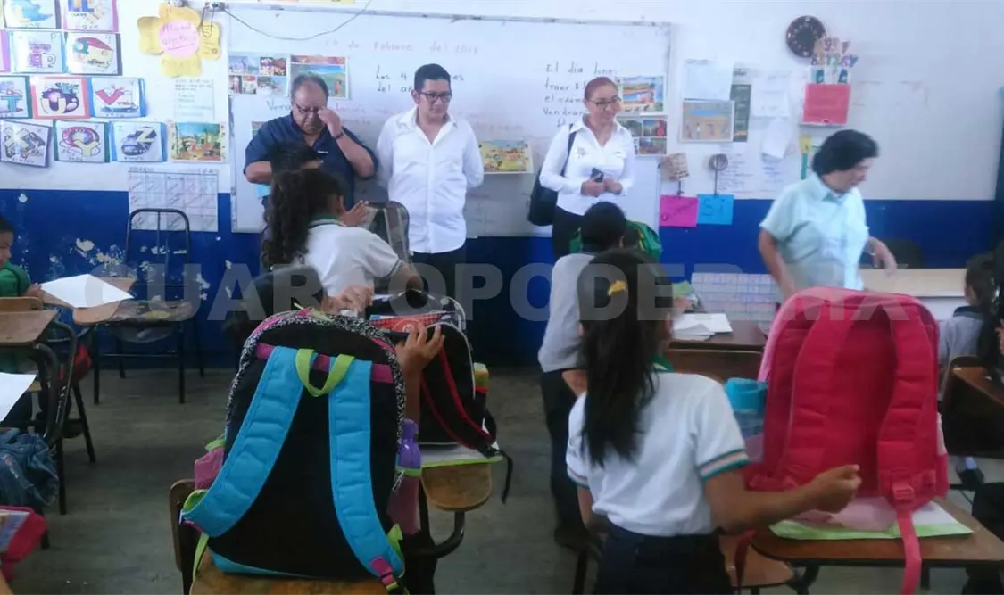 Operativo Mochila refuerza seguridad en escuelas