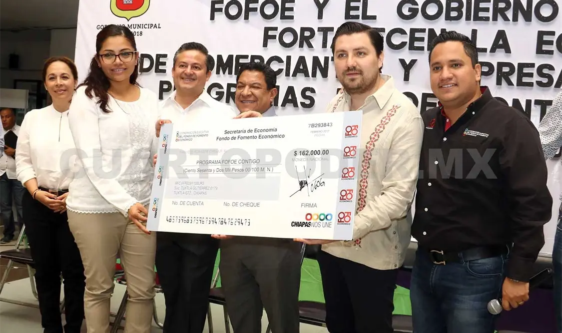 Se fortalece a empresarios tuxtlecos: Castellanos