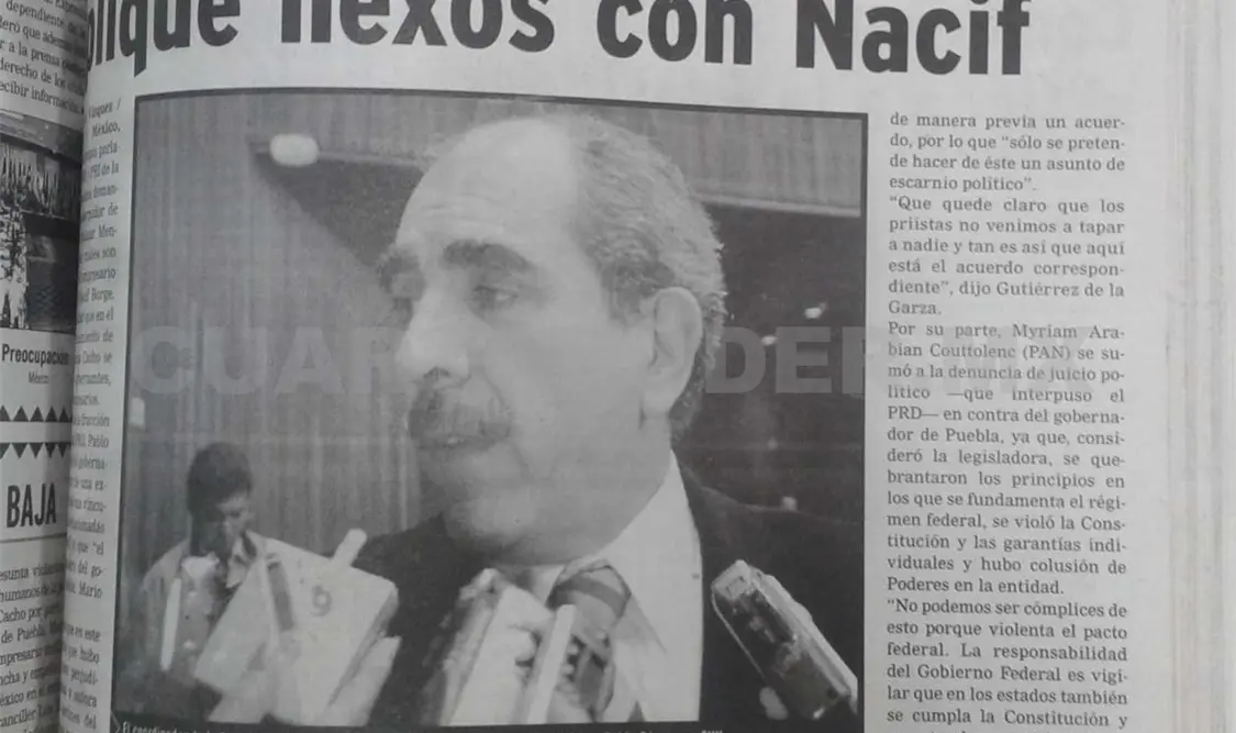 Siniestro pasado: Exigen que Pablo Salazar explique nexos con Nacif