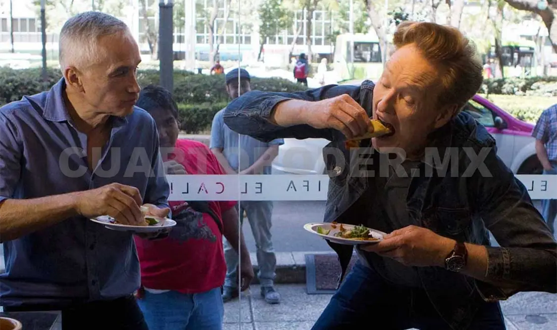 El conductor Conan O’Brien visita México