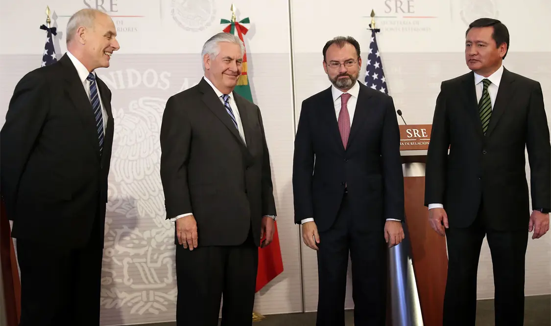 Concluye reunión de Peña Nieto con funcionarios de Estados Unidos
