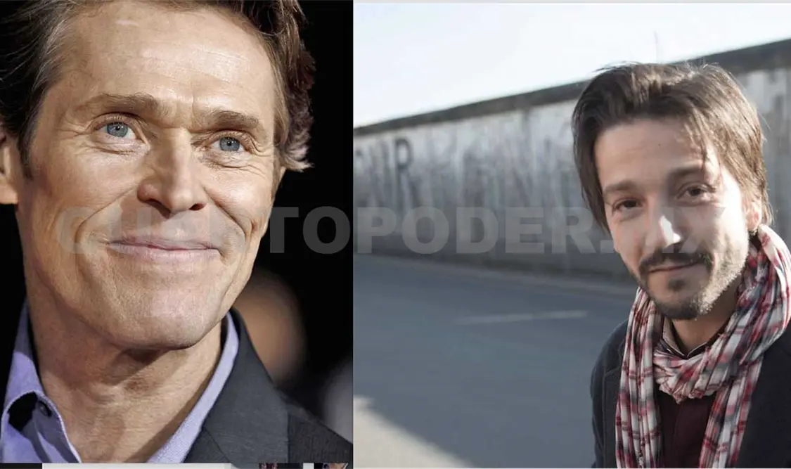 Diego Luna y Willem Dafoe, contra el muro