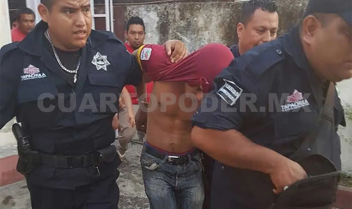 Evitan policías linchamiento de presunto asaltante