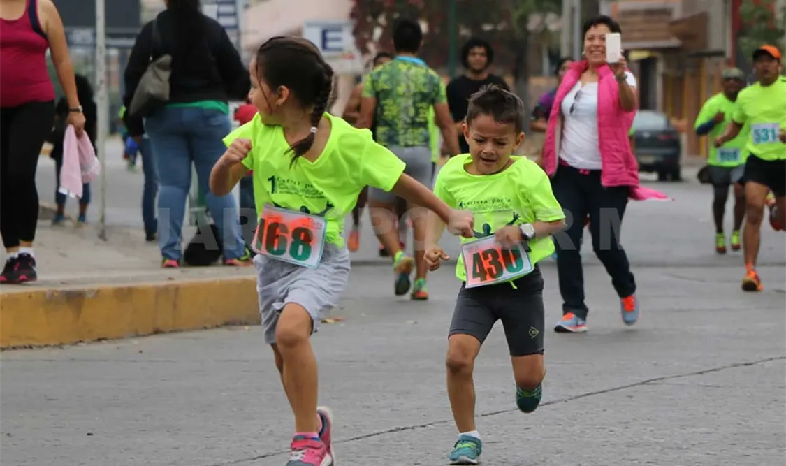 En la carrera infantil se darán cita alumnos procedentes de diferentes instituciones que brindan apoyo integral a niños.