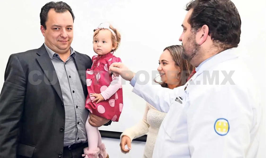 La bebé que sobrevive tras tumor en riñones