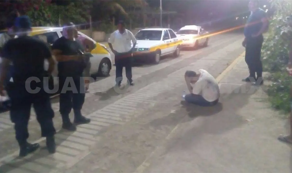 Taxista asaltado con lujo de violencia