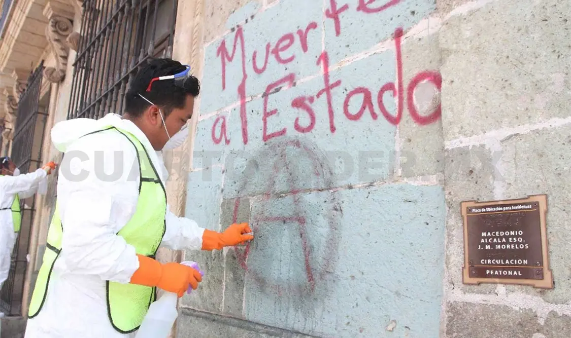 En los trabajos de restauración. Cortesía
