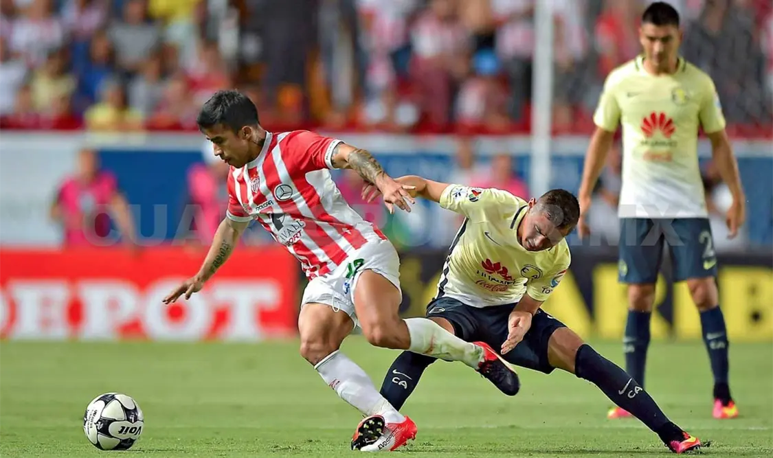 América contra Necaxa, a las 19:00 horas
