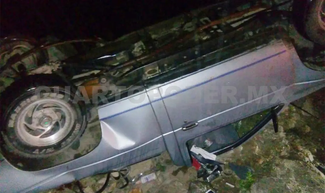 Un muerto y cuatro lesionados en accidente